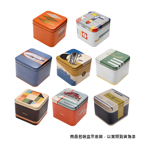 FOSSIL 美國精品手錶CARBON玫瑰金錶盤錶框金屬錶帶35mm