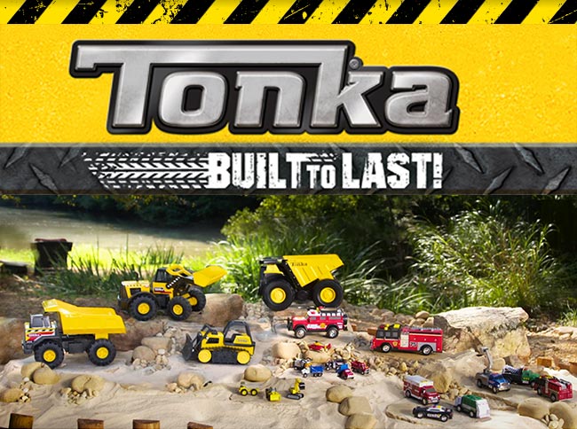 Tonka 迷你貨櫃車 警察組系列+隱藏角色-三入(3Y+)