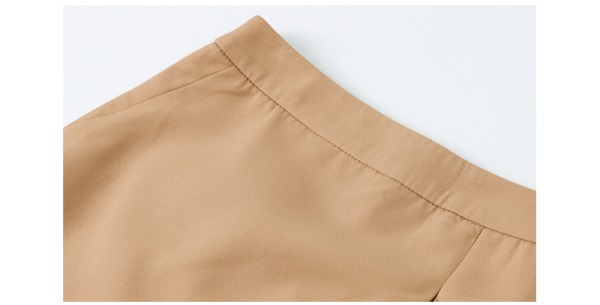 開衩設計質感純色假兩件短褲裙-OB大尺碼