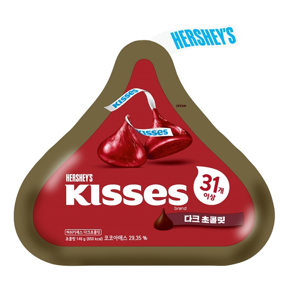 好時 Hersheys Kisses大水滴黑巧克力(146g)