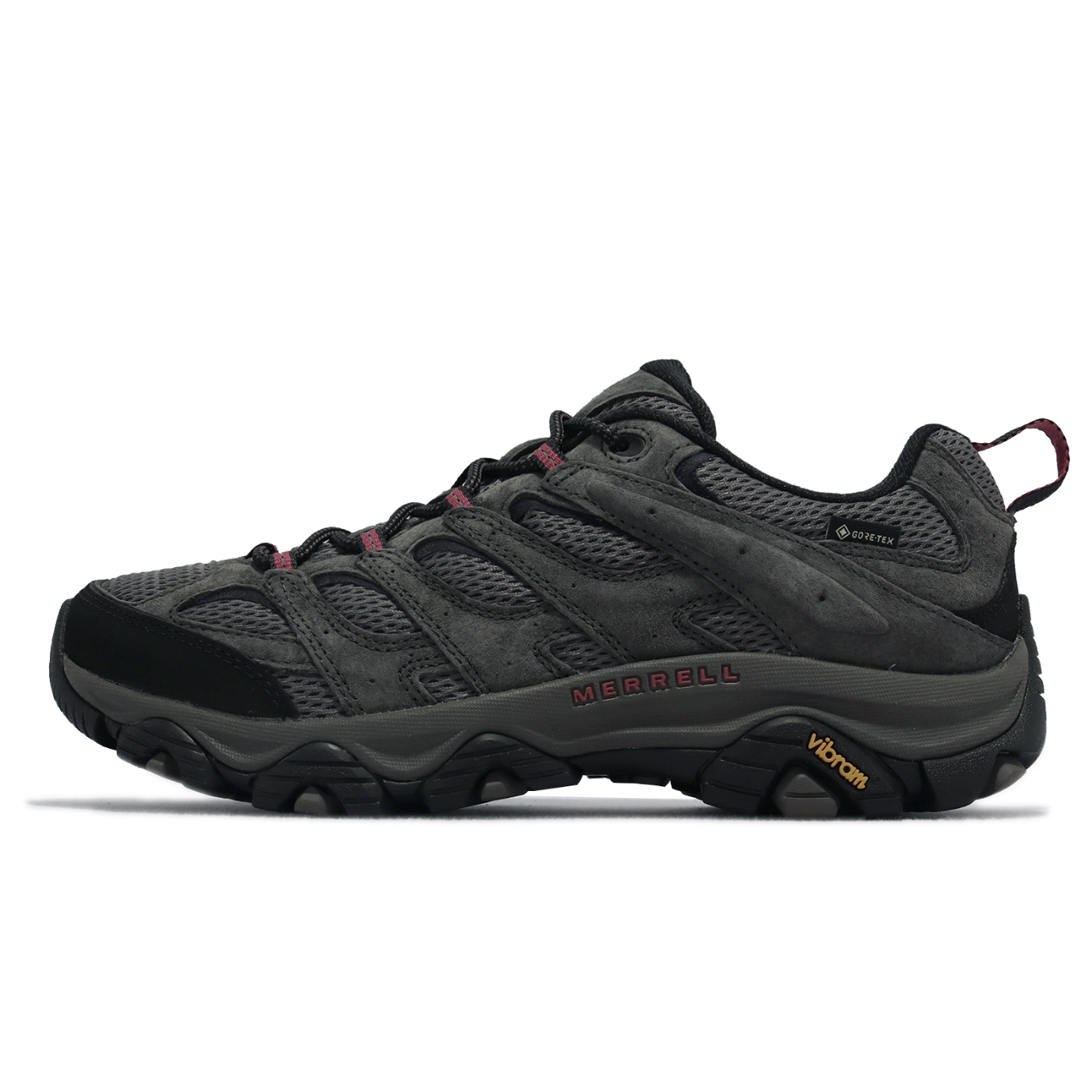 Merrell 登山鞋Moab 3 GTX 2E 寬楦防水男鞋灰黑郊山戶外越野Vibram