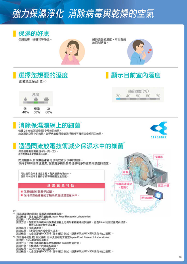 DAIKIN大金 12.5坪 閃流除菌空氣清淨機 MCK55USCT-T 紳棕 全新福利品