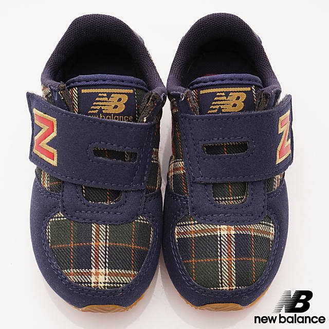 NewBalance 220格紋運動款 GCI深藍(小童段)