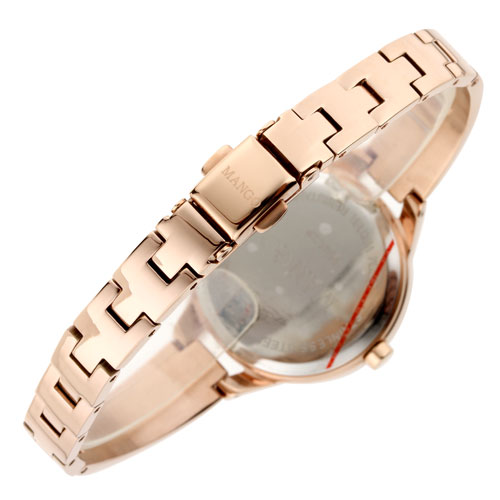 MANGO 絢爛瑰寶DAY BY DAY不鏽鋼腕錶 - 30mm / 玫瑰金