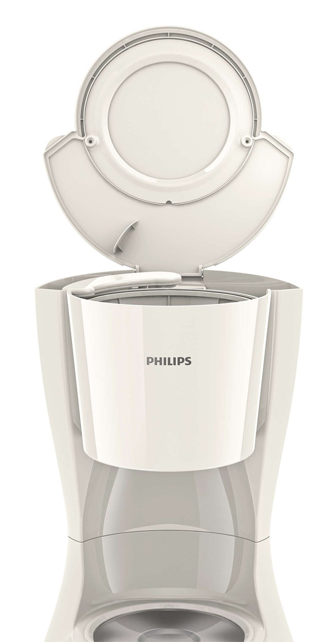 飛利浦 PHILIPS 1.2L 滴漏式咖啡機-米白色 (HD7447)