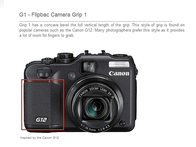 加拿大Flipbac類單眼相機握把貼G1/G2/G3(蒙皮+矽膠,開年公司貨)