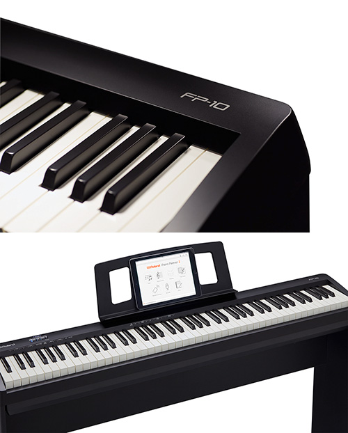 [無卡分期-12期] ROLAND FP-10 88鍵電鋼琴 (含琴架踏板琴椅組)