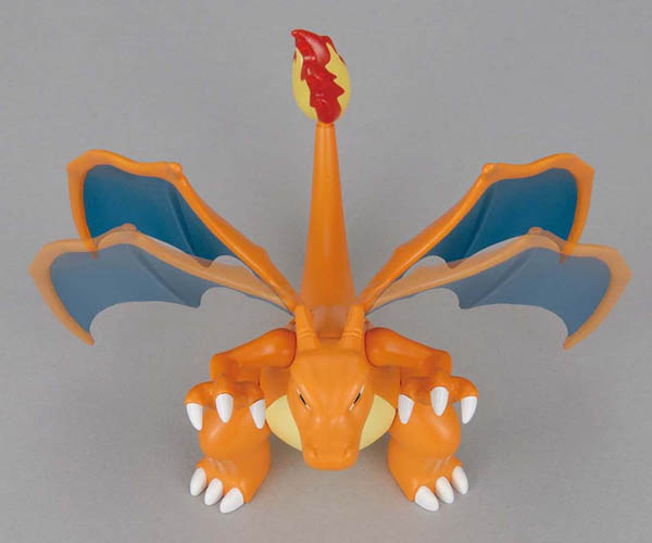 BANDAI Pokemon組裝模型 神奇寶貝超級願望 進化噴火龍 No.29