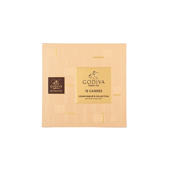 GODIVA 85%黑巧克力片禮盒(16片/盒)