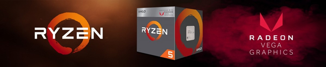 AMD Ryzen 5 2400G 3.6GHz 四核心中央處理器