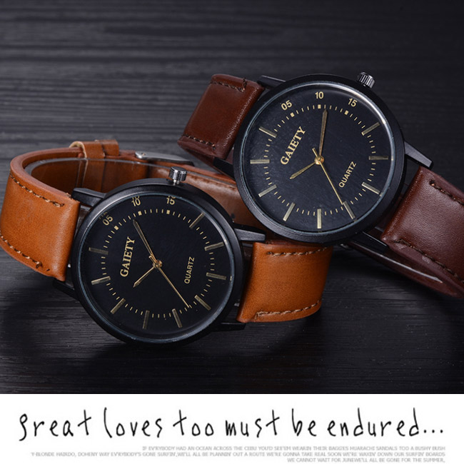 Watch-123 業務首選獨特個性石英三針手錶 (2色任選)