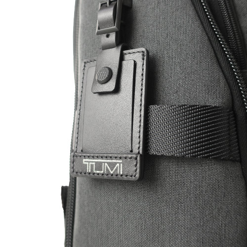 TUMI Alpha Bravo Sheppard 簡約雙槓拼接後背包-碳灰