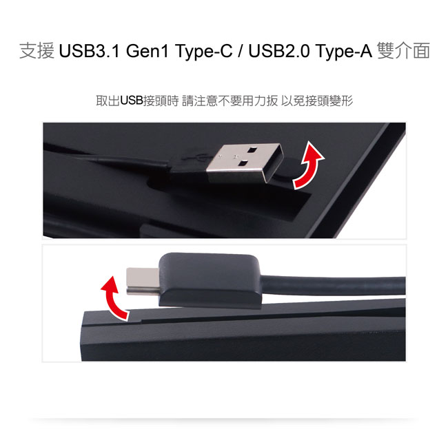 伽利略 Type-C + Type-A USB2.0 DVD外接盒不含光碟機