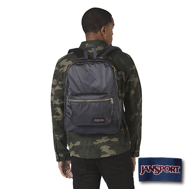 JANSPORT SUPER FX系列後背包 -霧灰金屬