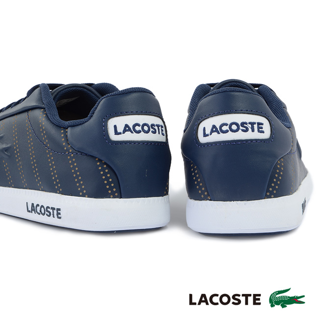 LACOSTE 女用休閒鞋-深藍