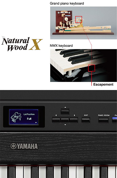 [無卡分期-12期] YAMAHA P515 BK 木質琴鍵電鋼琴 旗艦機種 曜岩黑色