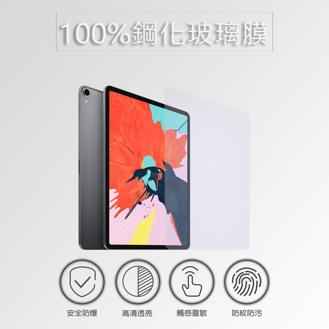 LUCCIDA Apple iPad Pro 2018(12.9吋) 9H防爆玻璃貼