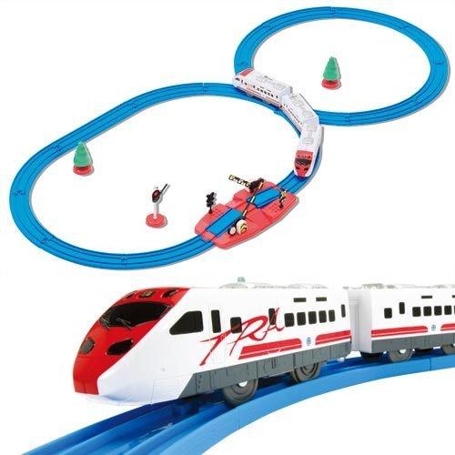 日本PLARAIL 鐵道王國 普悠瑪平交道組 TP49879 TAKARA TOMY