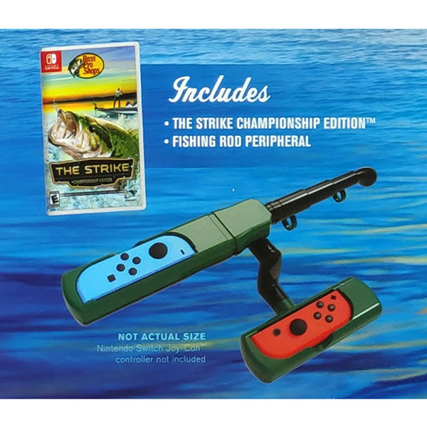 模擬專業釣魚 冠軍版 釣桿組合Bass Pro Shop-NS Switch 英文美版