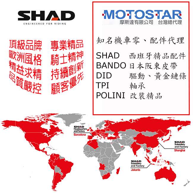 SHAD SH33 後行李箱置物箱漢堡箱