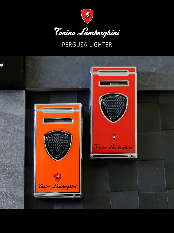 藍寶堅尼Tonino Lamborghini PERGUSA LIGHTER打火機(橘)