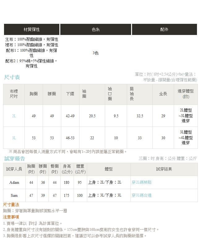 純色螺紋縮口領口拼接雙釦設計外套-OB大尺碼