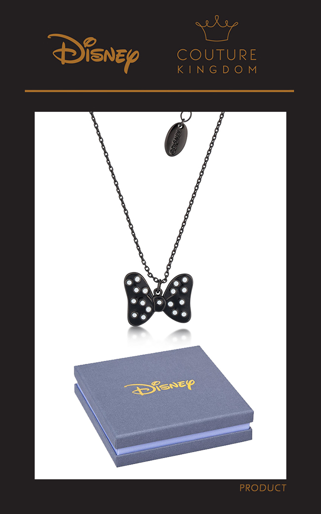 Disney Jewellery by Couture Kingdom米妮蝴蝶結鍍琺瑯項鍊