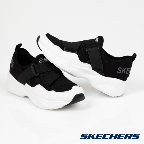 SKECHERS(女)時尚休閒系列D LITES AIRY-88888177BKW