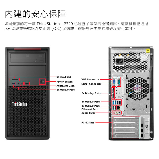 Lenovo P320 E3-1225v5/8G/1T+240SSD/K620/W10P