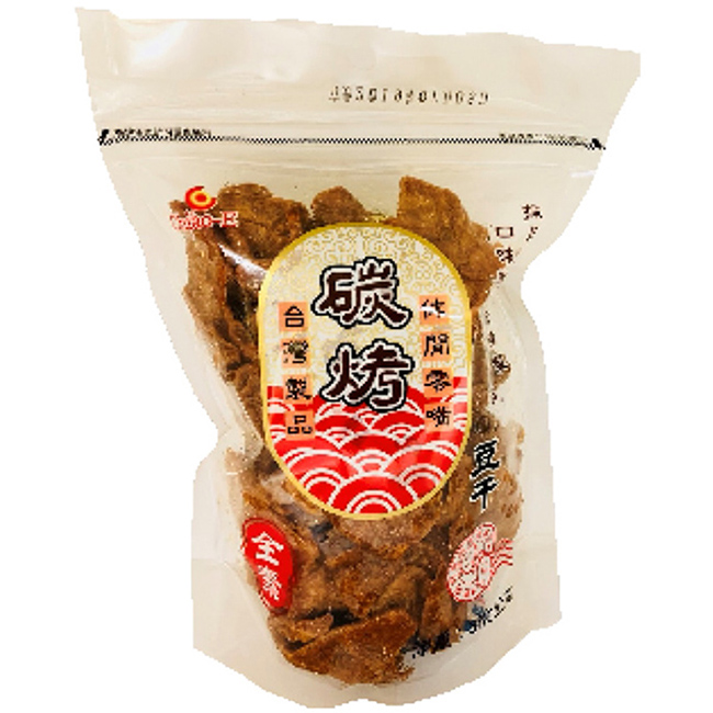 巧益 非基改碳烤豆干_全素(350g)