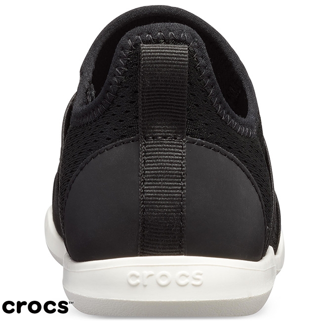 Crocs 卡駱馳 (女鞋) 女士激浪束帶鞋LOGO款 205416-001