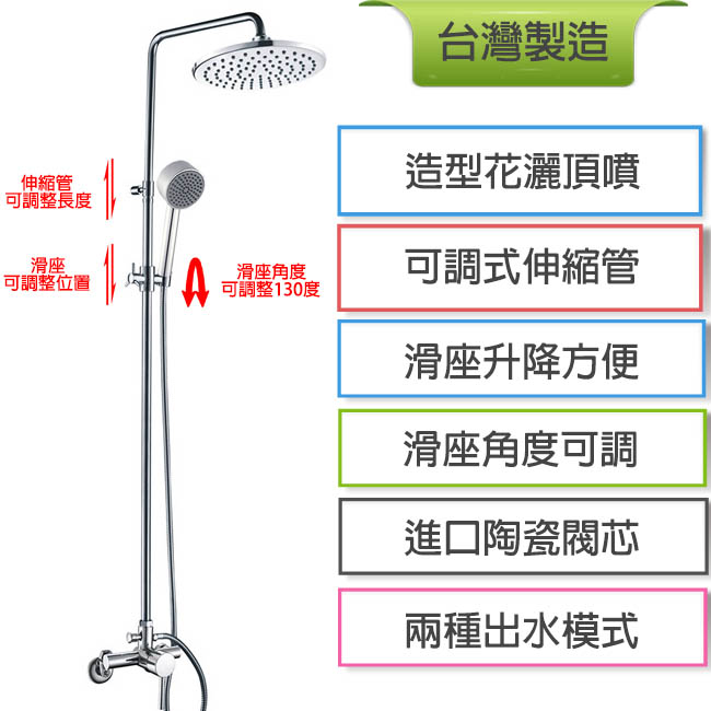 Homeicon 艾樂淋浴花灑YV-71-45