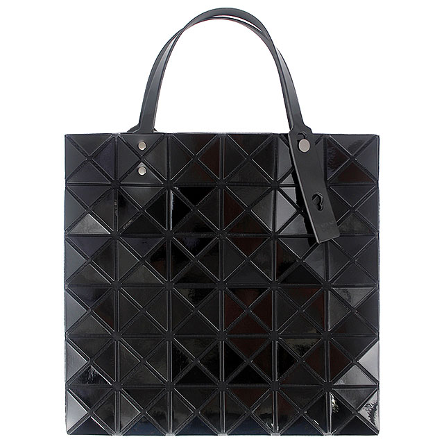 ISSEY MIYAKE 三宅一生BAOBAO三角方格6x6手提包(黑色/小)