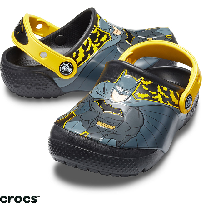Crocs 卡駱馳 (童鞋) 蝙蝠俠小克駱格-205514-001