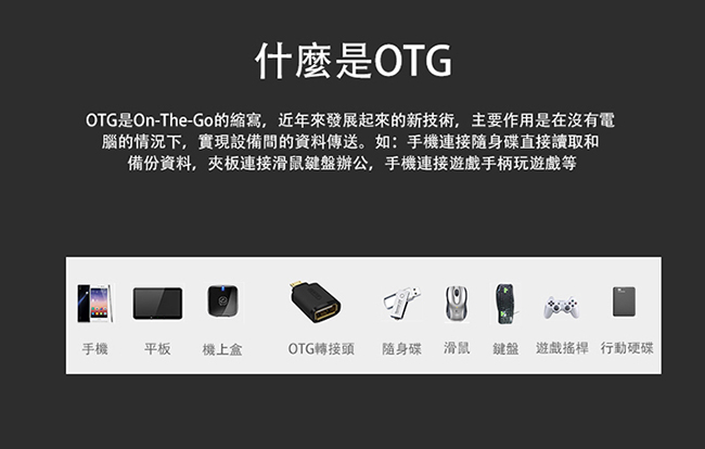 UNITEK Micro USB OTG轉接頭(白色)