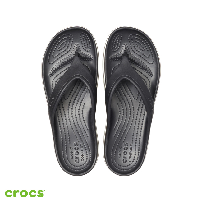 Crocs 卡駱馳 (中性鞋) 厚底卡駱班人字拖 205681-066