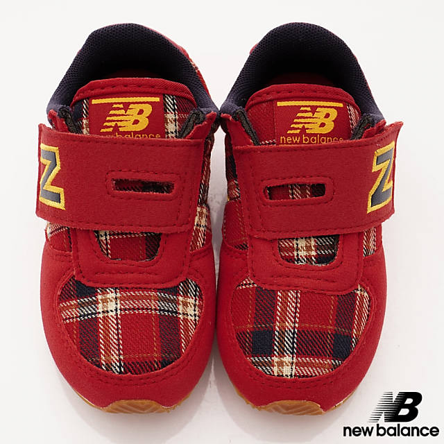 NewBalance 220格紋運動款 RCI紅色(小童段)