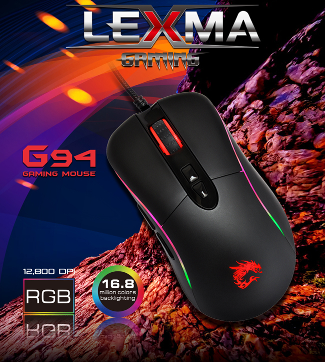 LEXMA G94有線遊戲滑鼠