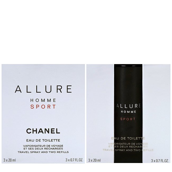 CHANEL ALLURE HOMME SPORT男性運動淡香水-20mlx3