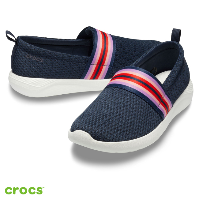 Crocs 卡駱馳 (女鞋) LiteRide民族風便鞋 205727-97W