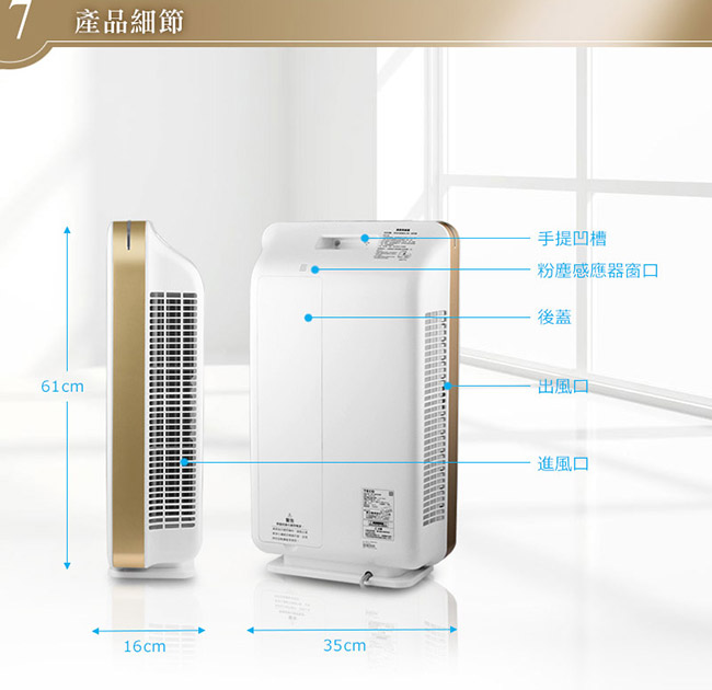 TECO東元 高效免耗材空氣清淨機 NN4001BD+贈14吋全功能DC扇