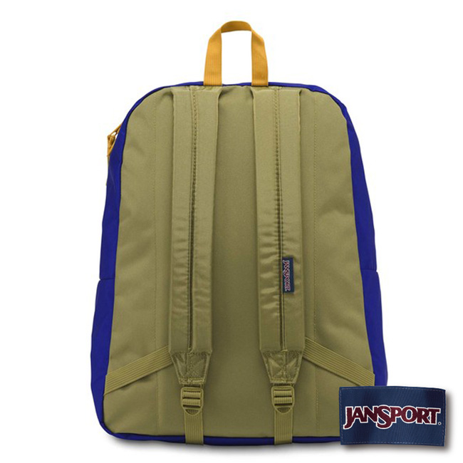 JANSPORT EXPOSED 後背包-藍/芥末黃