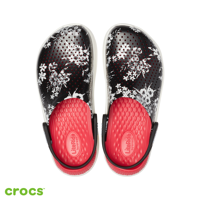 Crocs 卡駱馳 (中性鞋) LiteRide古典印花克駱格 205848-97J