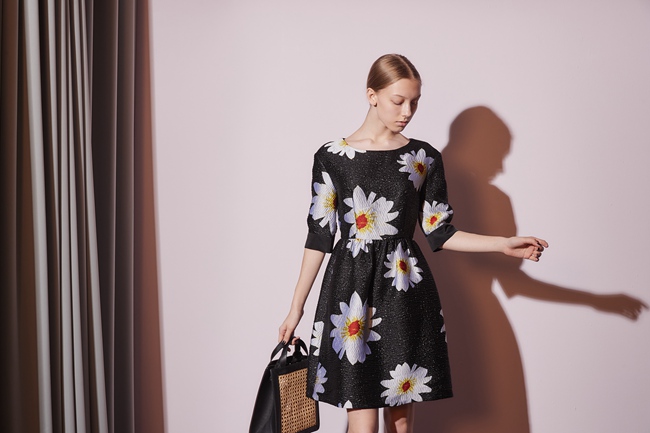 Haute Couture 高定系 精緻3D立體提花造型禮服洋裝-黑