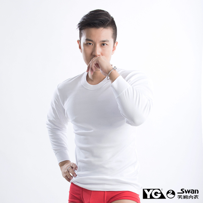 YG天鵝內衣 MIT 排汗保暖圓領長袖衫+長褲(4件組)