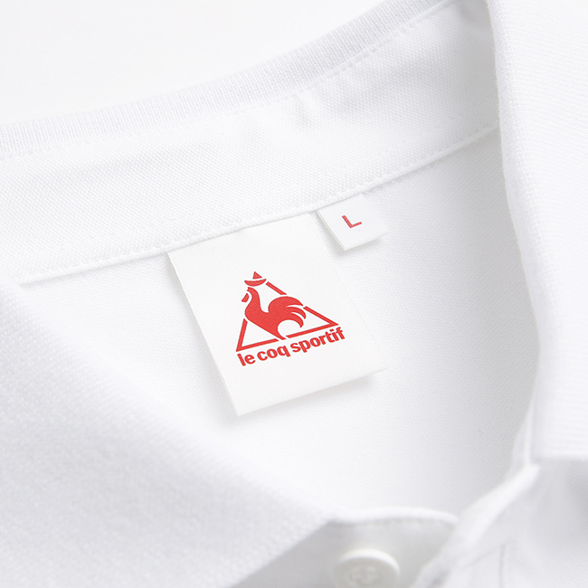 le coq sportif 法國公雞牌短袖POLO衫 男-白