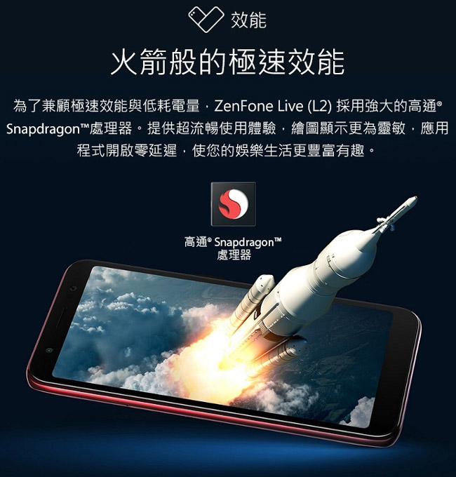 ASUS ZenFone Live L2 ZA550KL(2G/16G) 手機