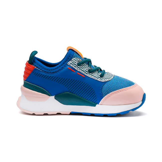 PUMA-Sesame Str 50 RS-0 PS孩童運動鞋-淡珊瑚