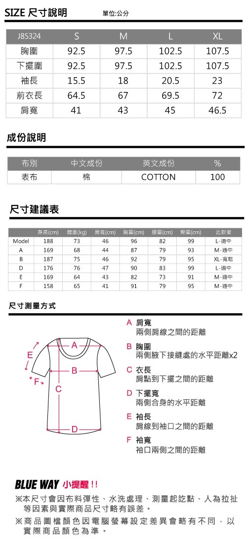 地藏小王 BLUE WAY 達摩地藏印花短TEE(黑)