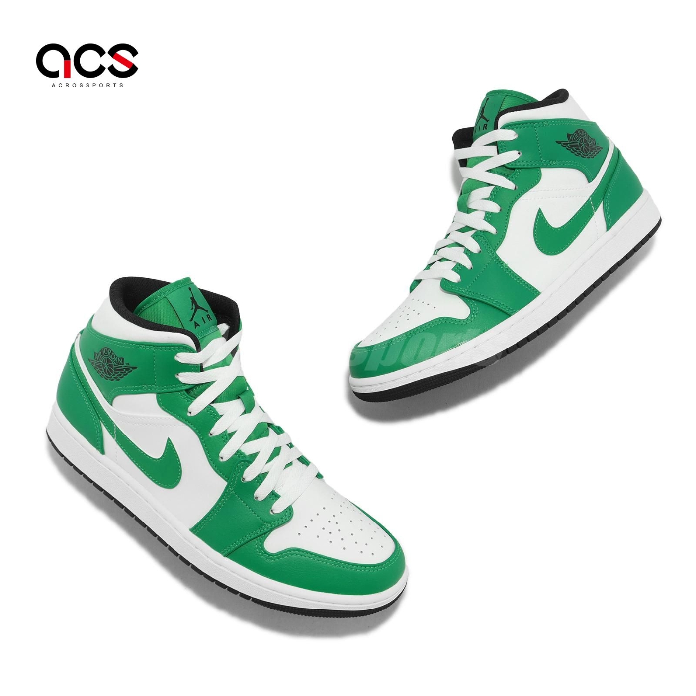 Nike Air Jordan 1 Mid Lucky Green 綠白男鞋AJ1 休閒鞋喬丹一代DQ8426